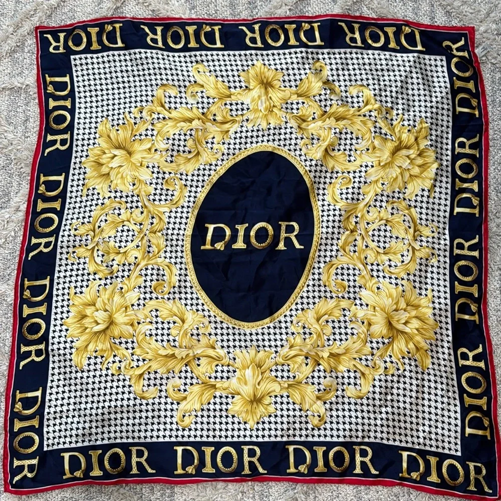 Authentic Dior silk scarf